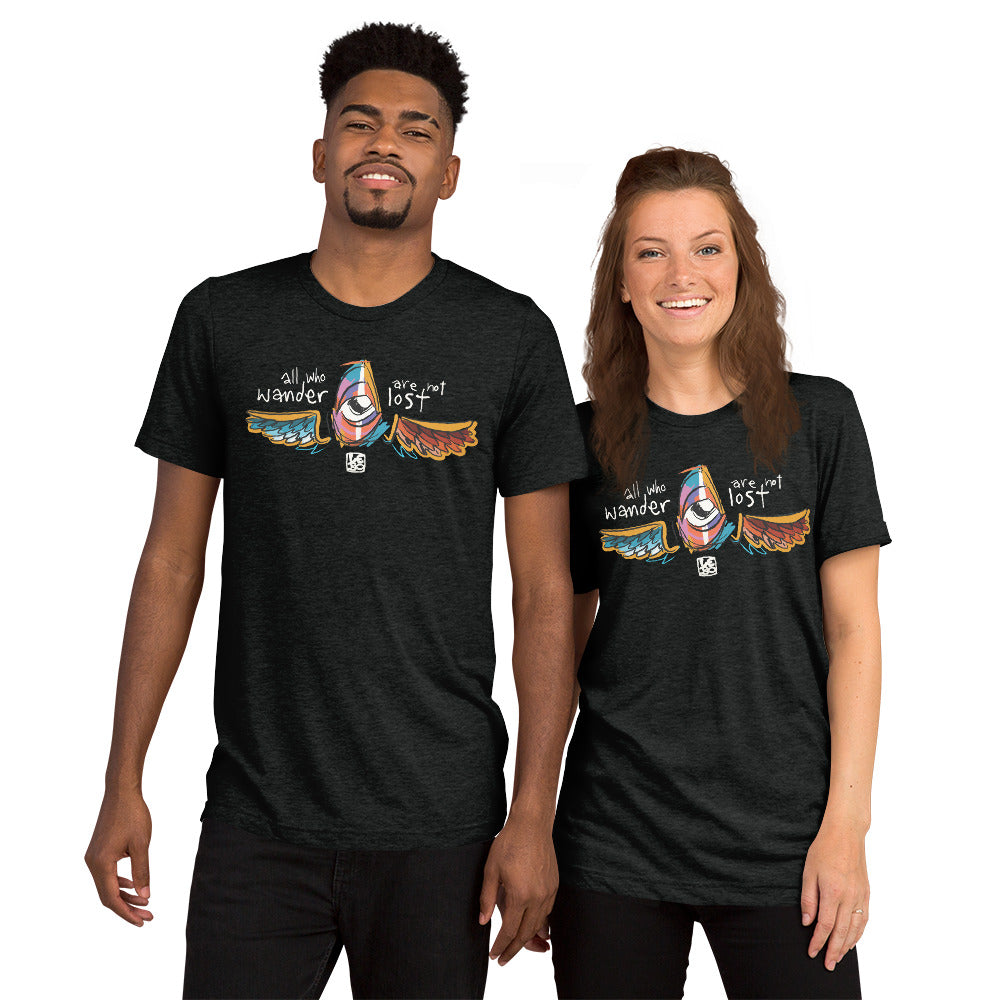 All Who Wander Are Not Lost – Lebo Unisex Short Sleeve T-Shirt